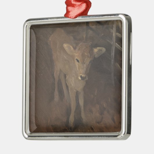 A Jersey Calf Metalen Ornament (Links)
