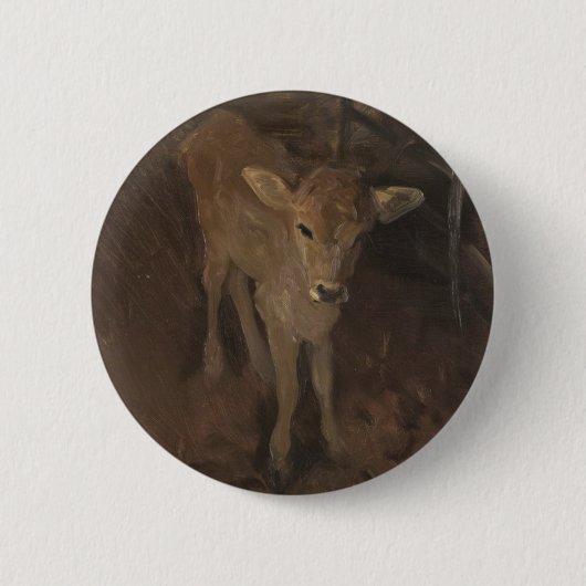A Jersey Calf Ronde Button 5,7 Cm (Voorkant)