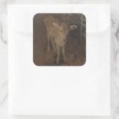 A Jersey Calf Vierkante Sticker (Tas)