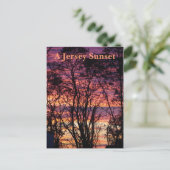 A Jersey Sunset Briefkaart (Staand voorkant)