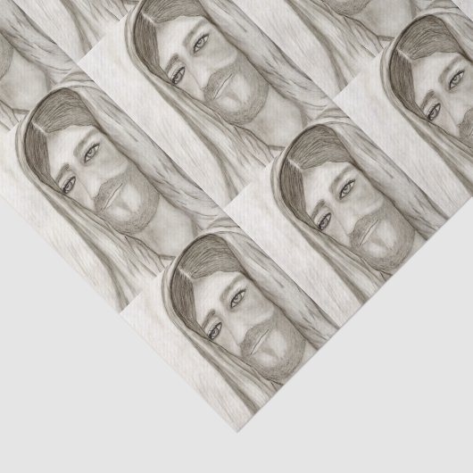 A Jesus Tissuepapier (Detail)