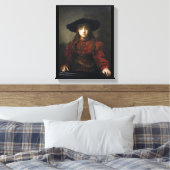 A Jewish Bride - Rembrandt - 1641 Canvas Afdruk (Insitu (Slaapkamer))