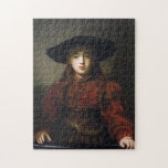 A Jewish Bride - Rembrandt - 1641 Legpuzzel<br><div class="desc">"Joodse expressies" biedt een boodschappervaring omdat je nergens anders iets vindt. Maak jezelf thuis. Vertel je vrienden over ons en stuur ze onze link naar http://www.zazzle.com/YehudisL?rf=238549869542096443*</div>