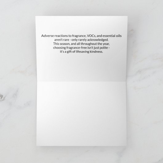 A Jingle Bells Holiday Parody - Jingle Smells Bedankkaart (Binnen)