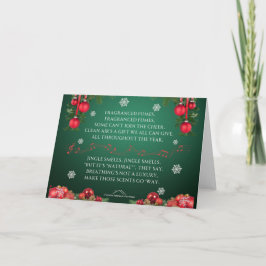 A Jingle Bells Holiday Parody - Jingle Smells Bedankkaart