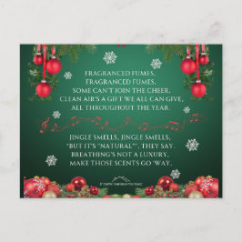 A Jingle Bells Holiday Parody - Jingle Smells Briefkaart