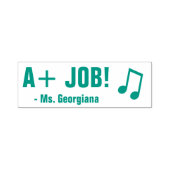 "A+ JOB!" aanmoedigen Educator Rubber Stamp Zelfinktende Stempel (Design)