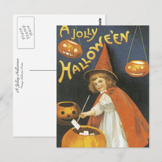 A Jolley Halloween Briefkaart (Voorkant / Achterkant)