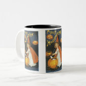 A Jolley Halloween Tweekleurige Koffiemok (Voorkant links)