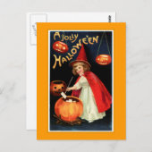 A Jolly Halloween Briefkaart (Voorkant / Achterkant)