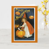 A Jolly Halloween Kaart (Gele Bloem)