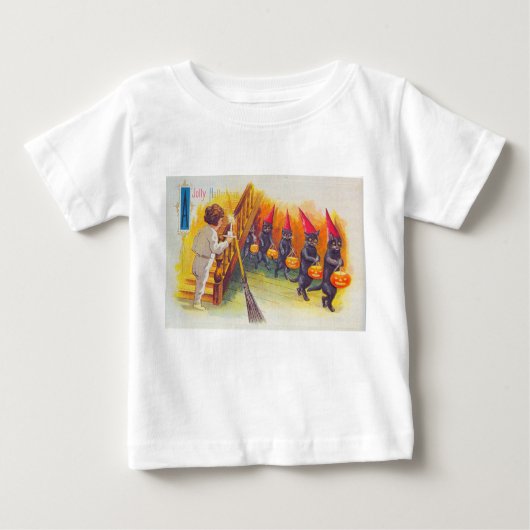 A Jolly Halloween (zwarte katten) (Voorkant)