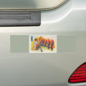 A Jolly Halloween (zwarte katten) Bumpersticker (Op auto)