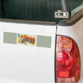 A Jolly Halloween (zwarte katten) Bumpersticker (Op Truck)