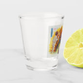 A Jolly Halloween (zwarte katten) Shot Glas (Links)