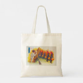 A Jolly Halloween (zwarte katten) Tote Bag (Achterkant)
