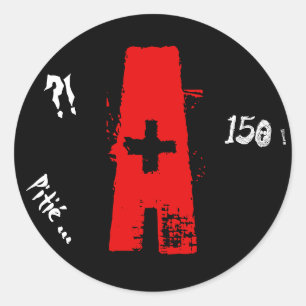 A jong rijbewijs ronde sticker