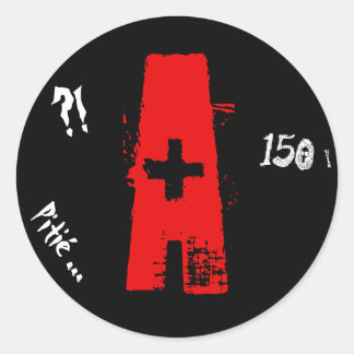 A jong rijbewijs ronde sticker