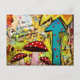 A Journal Briefkaart of art and mixmedia sun