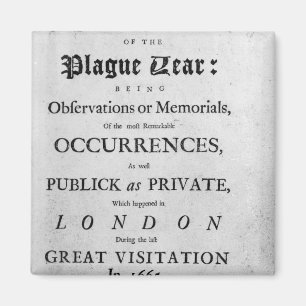 A Journal of the Plague Year, 1665 Magneet