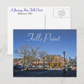 A Journey Into Fells Point Briefkaart (Voorkant / Achterkant)