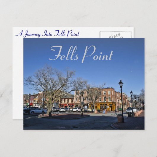 A Journey Into Fells Point Briefkaart (Voorkant / Achterkant)