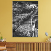 A Journey Made, beeldende kunst zwart-wit Canvas Afdruk (Insitu (Woonkamer))