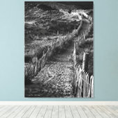 A Journey Made, beeldende kunst zwart-wit Canvas Afdruk (Insitu (Houten vloer))
