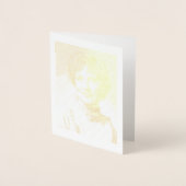 A. Joyce Elliott Gold Foil Note Card Folie Kaarten (Voorkant)