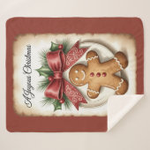 A Joyous Christmas Sherpa Blanket Sherpa Deken (Voorkant (horizontaal))