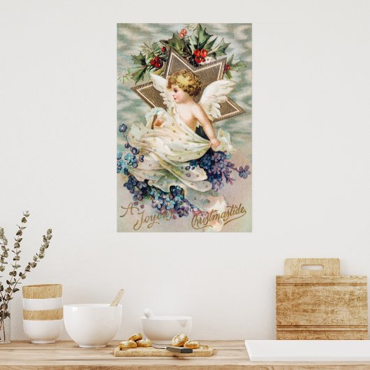 A Joyous Christmastide (1908) van International Ar Poster (Keuken)