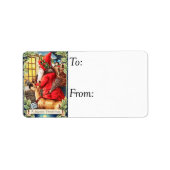  A Joyous kerstcadeau Label (Voorkant)