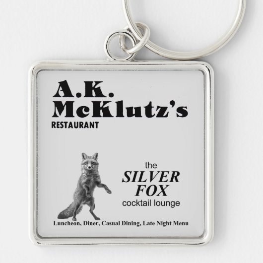 A. K. McKlutz's Restaurant, Arlington Heights, IL Sleutelhanger (Voorkant)