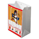 A Kat Medium Cadeauzakje (Voorkant Gekanteld)