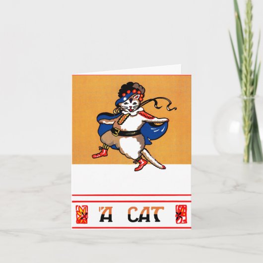 A Kat Notitiekaartje (Voorkant)