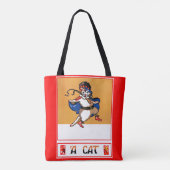 A Kat Tote Bag (Achterkant)