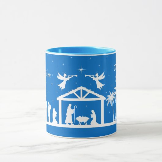 A King Is Born - Nativity Scene Mug  Mok (Midden)