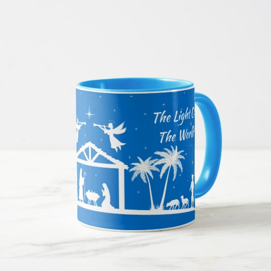 A King Is Born - Nativity Scene Mug  Mok (Voorkant rechts)