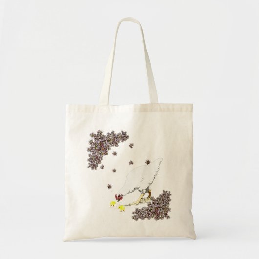 A kippen en kuikens tote bag (Voorkant)