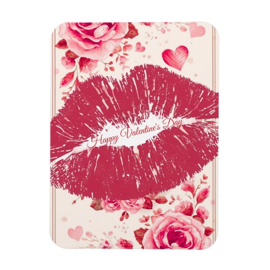 A Kiss For You on a Valentine's Day Magneet (Verticaal)