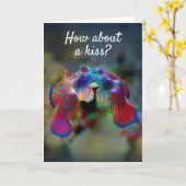 A KISS OR TWO ON OUR "ANNIVERSARY" KAART (Gele Bloem)