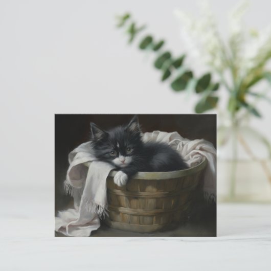 A Kittens Cozy Corner Briefkaart (Staand voorkant)