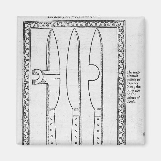 A Knife Trick Magneet (Voorkant)