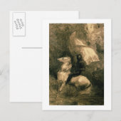 A Knight, c.1885 Briefkaart (Voorkant / Achterkant)