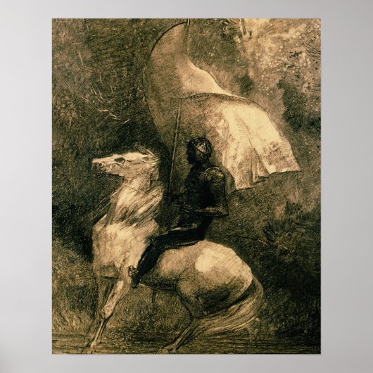A Knight, c.1885 Poster (Voorkant)