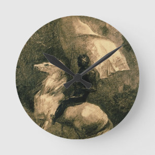 A Knight, c.1885 Ronde Klok