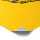 A knight riding a chameleon poster (Hoek)