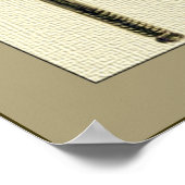 A Knight's Weapons Poster (Hoek)