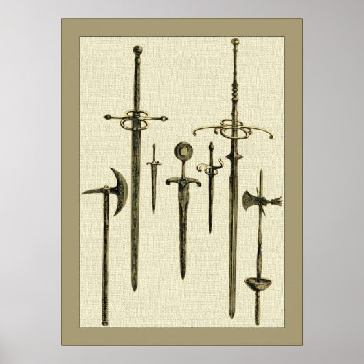 A Knight's Weapons Poster (Voorkant)
