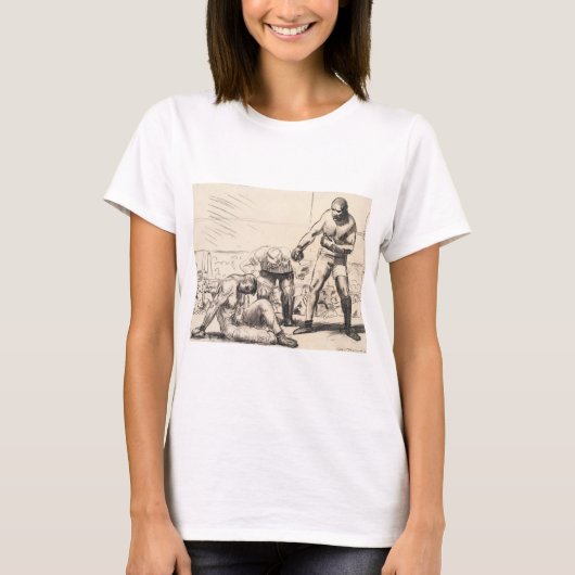 A Knock Down - George Bellows - C1917 T-shirt (Voorkant)